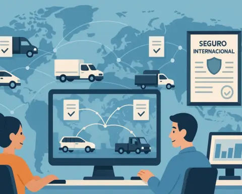 Gestión de seguro internacional para flotas de transporte con control logístico global online.